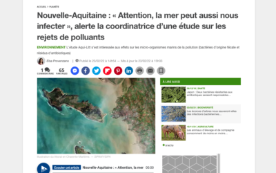 Nouvelle-Aquitaine : « Attention, la mer peut aussi nous infecter », alerte la coordinatrice d’une étude sur les rejets de polluants #Presse